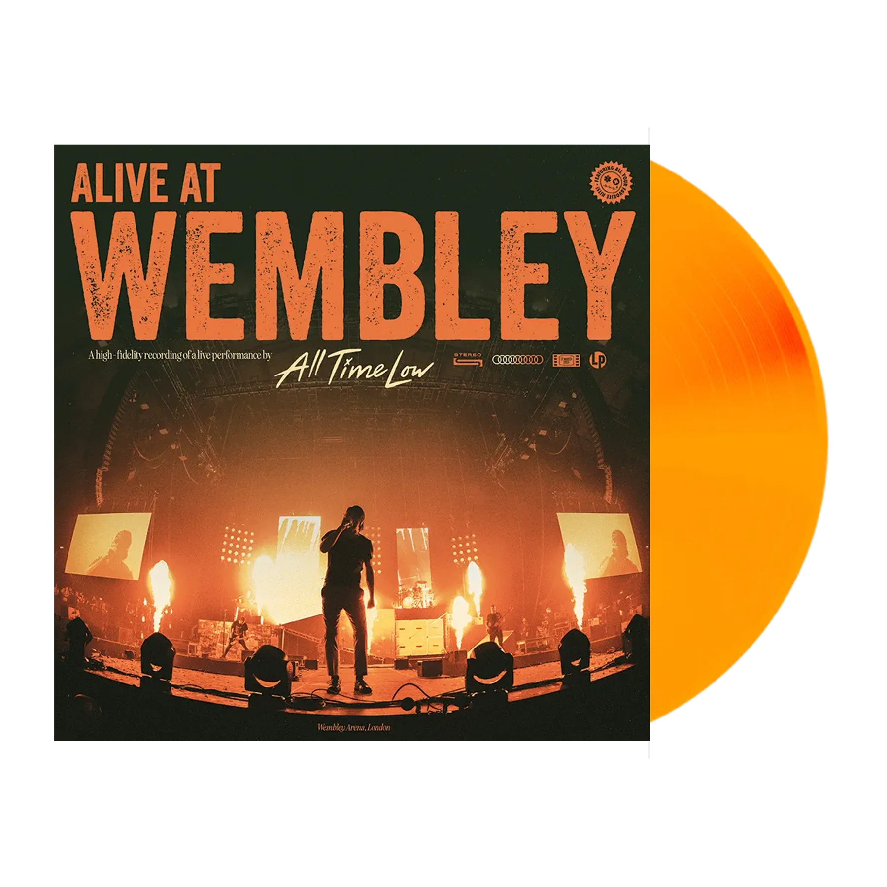 Alive At Wembley: Limited 'Tangerine and Lemon Opaque Galaxy' Vinyl LP