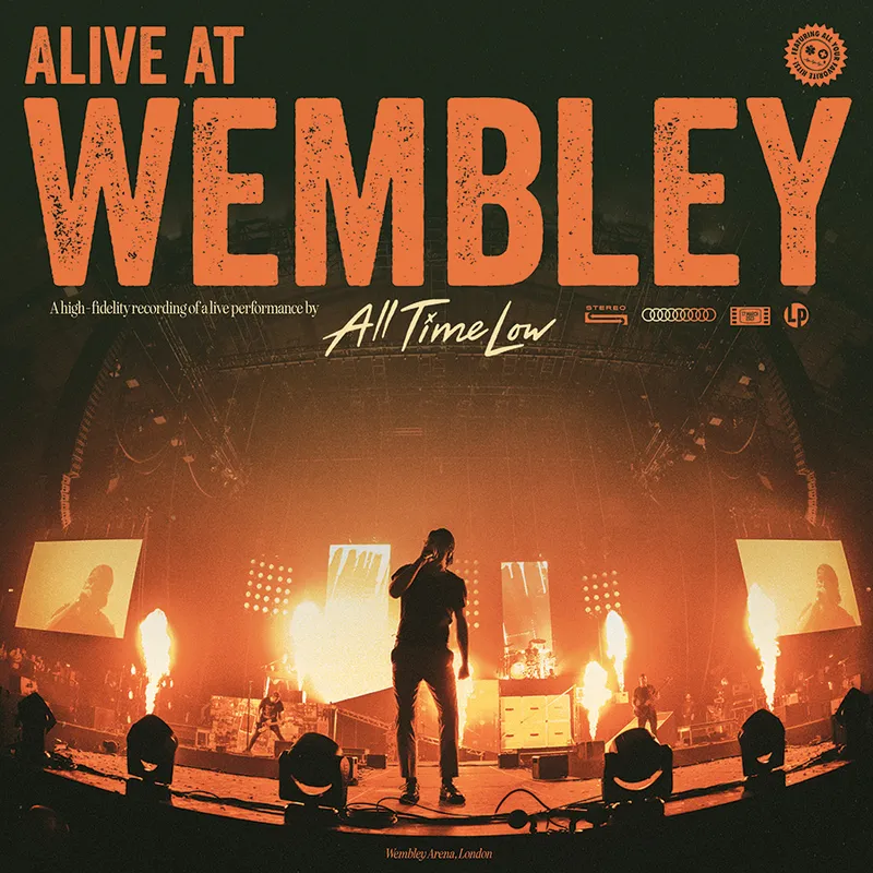 Alive At Wembley: Limited 'Tangerine and Lemon Opaque Galaxy' Vinyl LP - Image 2
