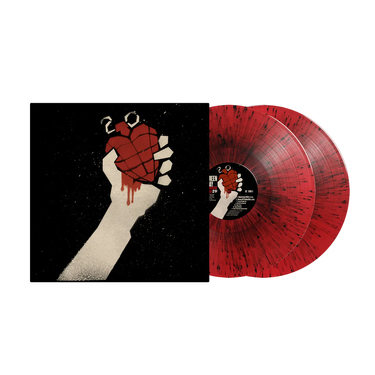 American Idiot (20th Anniversary): Limited Red w/ Black Splatter Vinyl 2LP