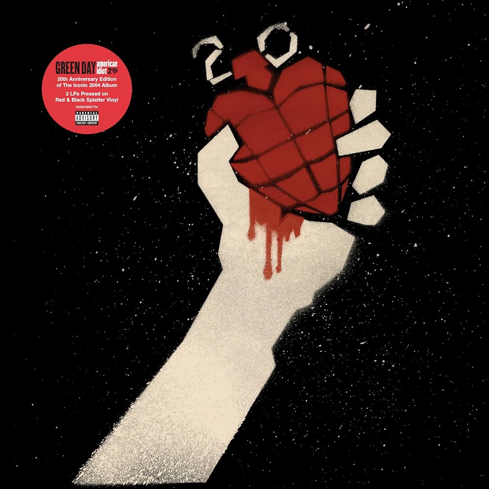 American Idiot (20th Anniversary): Limited Red w/ Black Splatter Vinyl 2LP - Image 2