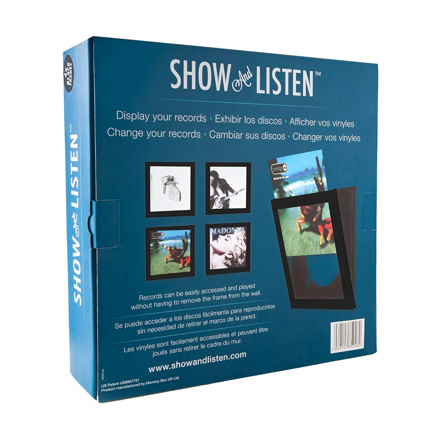 Black LP Flip Frame (4 Pack) - Image 3