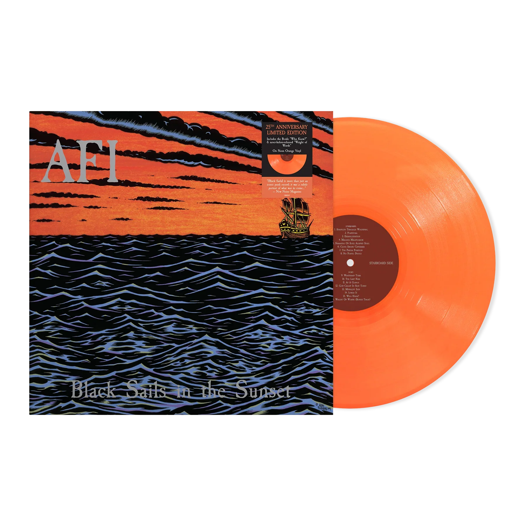 Black Sails In The Sunset (25th Anniversary): Limited Neon Orange Vinyl LP
