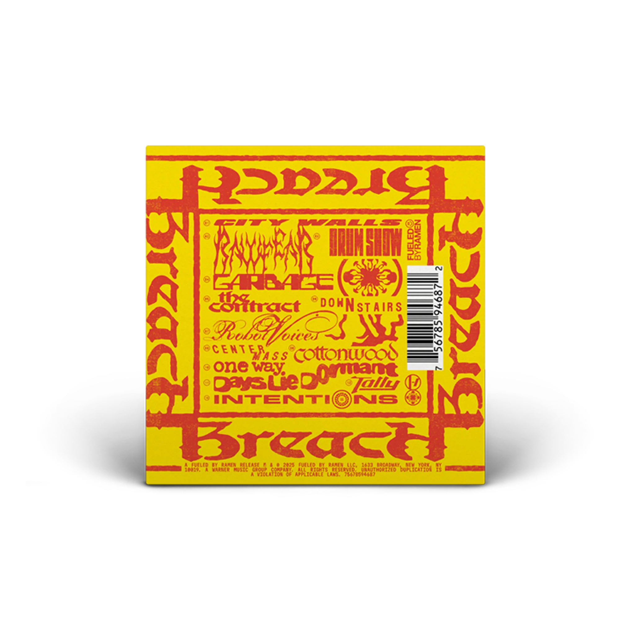 Breach: Exclusive Yellow & Red Sleeve CD - Image 2