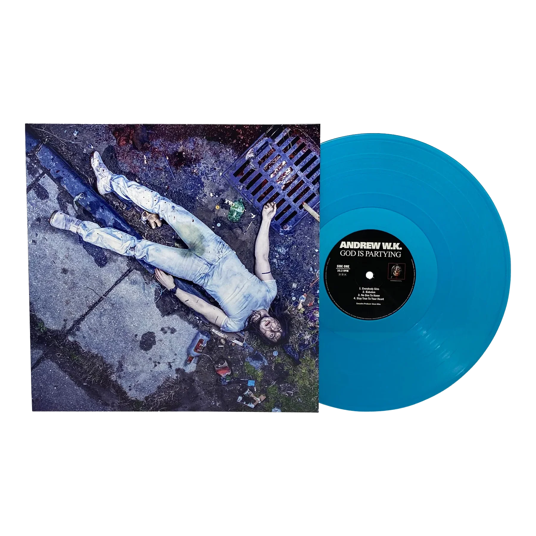 God Is Partying: Limited Turquoise Vinyl LP + Poster