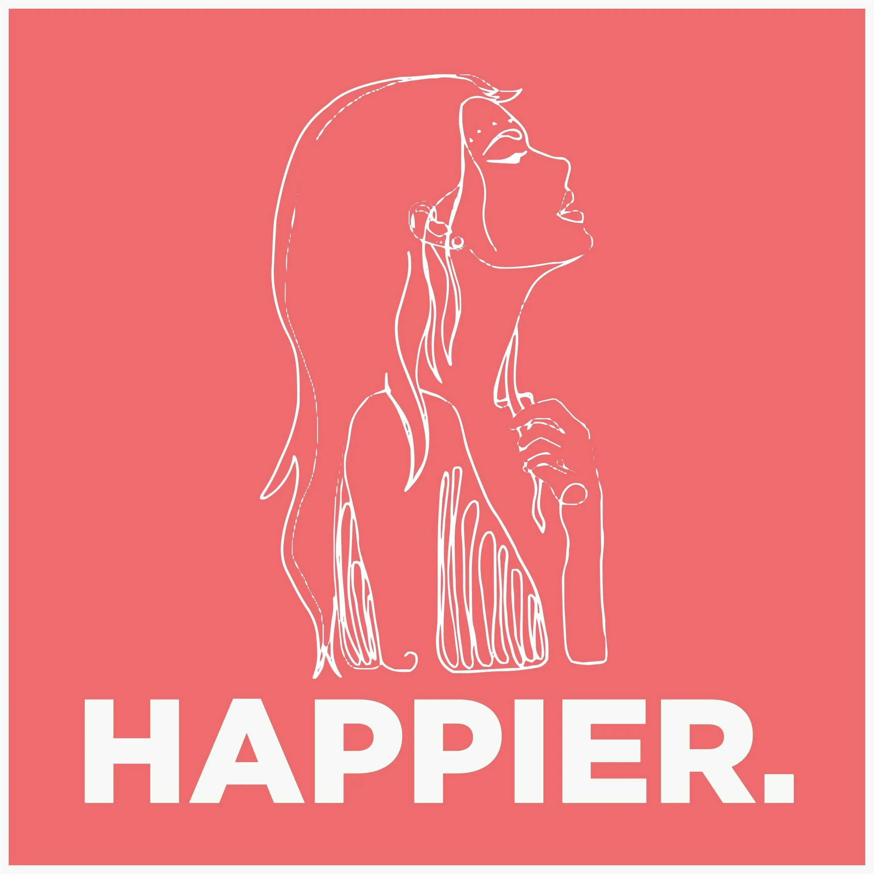 Happier: Limited Pink w/ Orange Splatter Vinyl LP [RSD24] - Image 2
