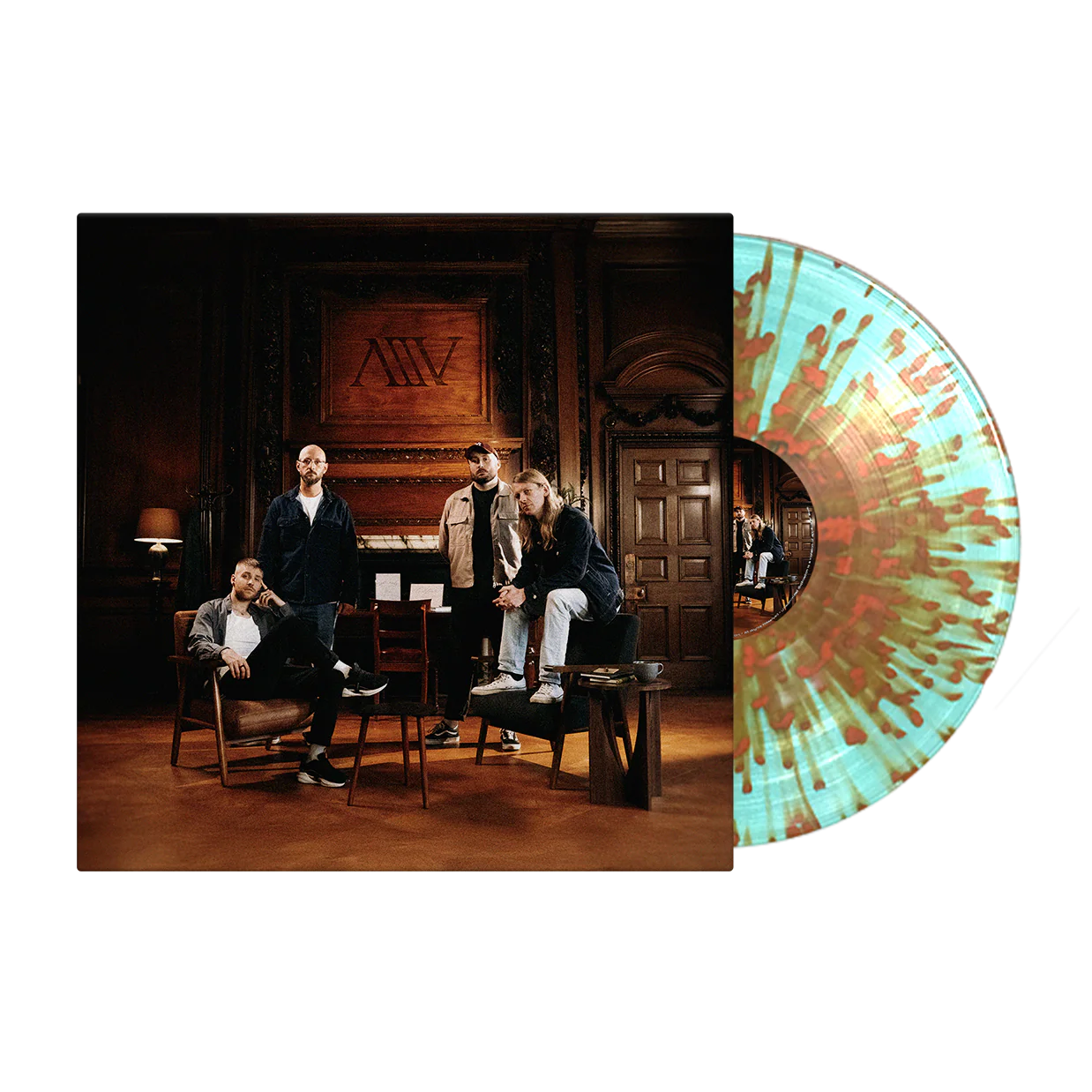 As It Is: Turquoise/Orange Splatter Vinyl LP, T-Shirt + Signed Print - Image 2