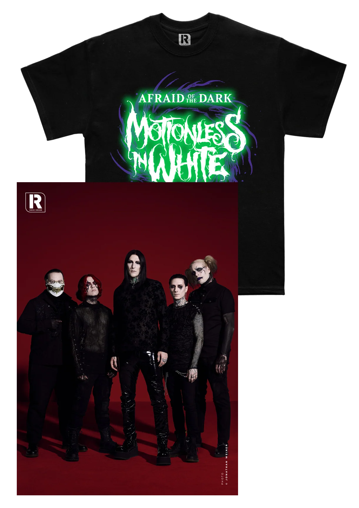 Issue #319 (Motionless In White): Magazine + Glow In The Dark T-Shirt - Image 2