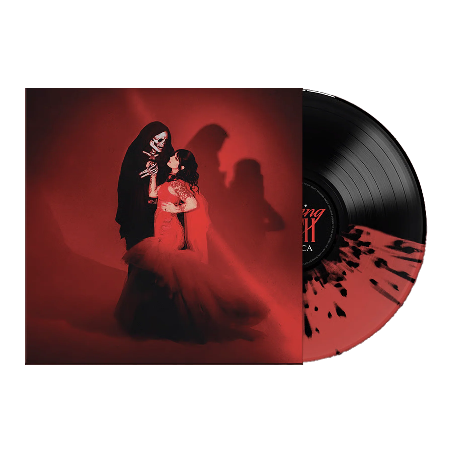 Kissing Death: Limited Red / Black Split Vinyl LP
