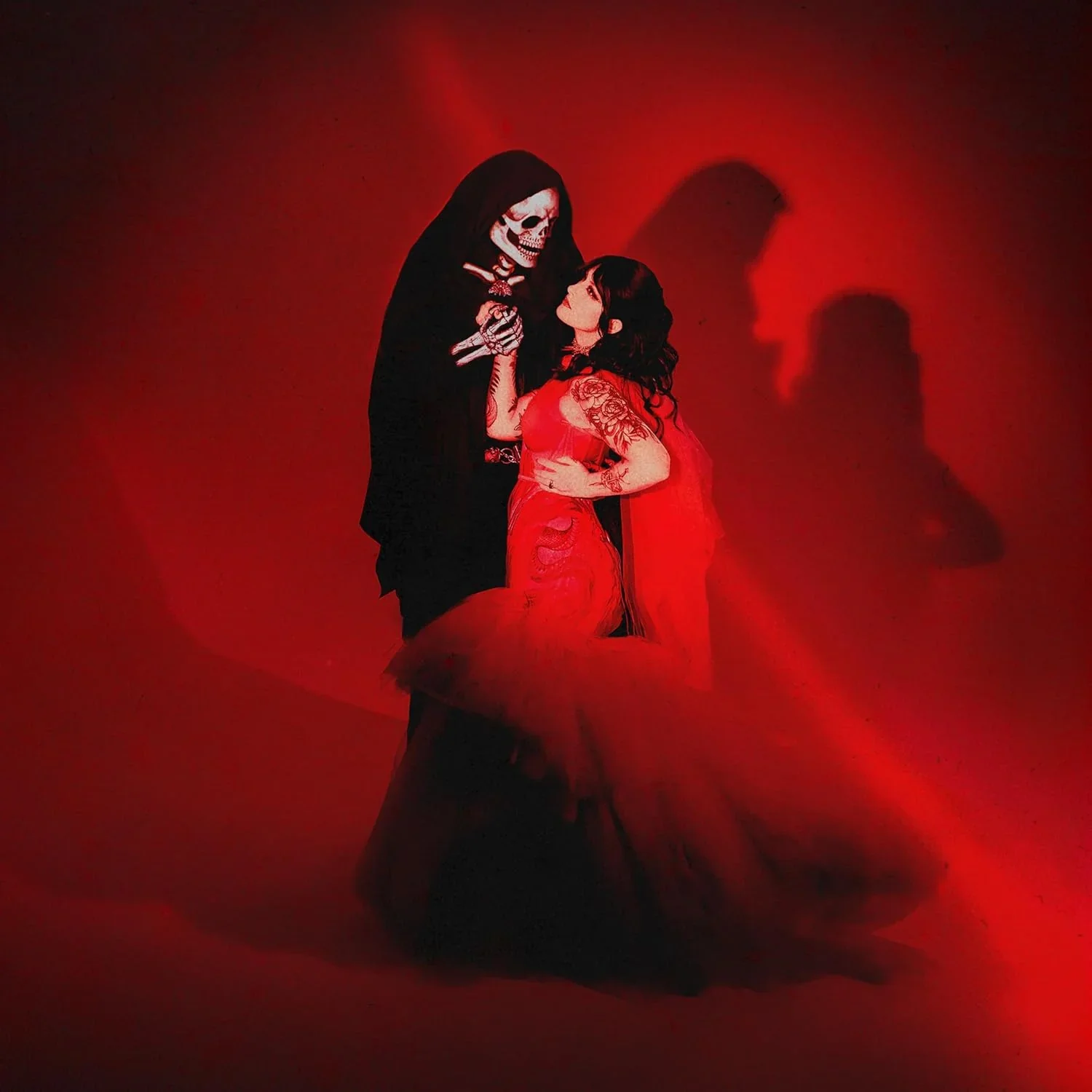 Kissing Death: Limited Red / Black Split Vinyl LP - Image 2