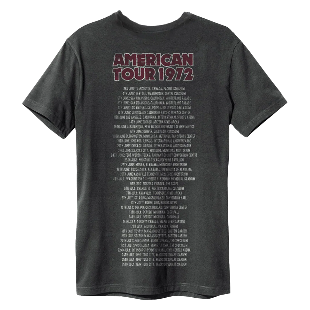 North American Tour 1972 T-Shirt - Image 2