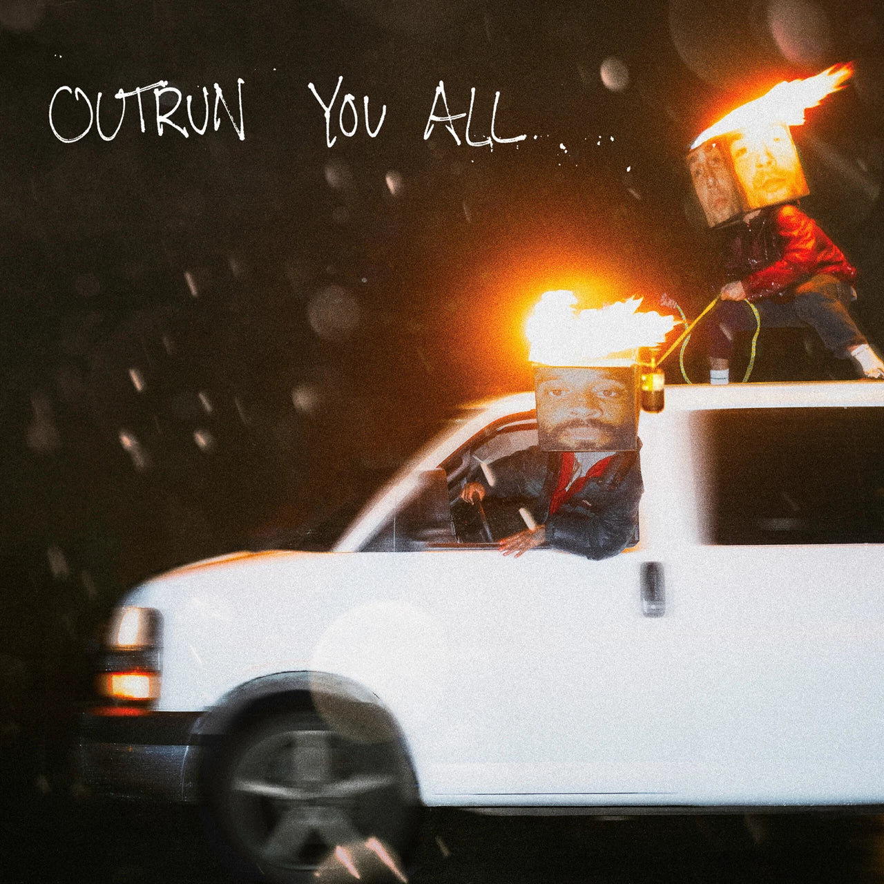 Outrun You All: Red Vinyl 12" EP - Image 2
