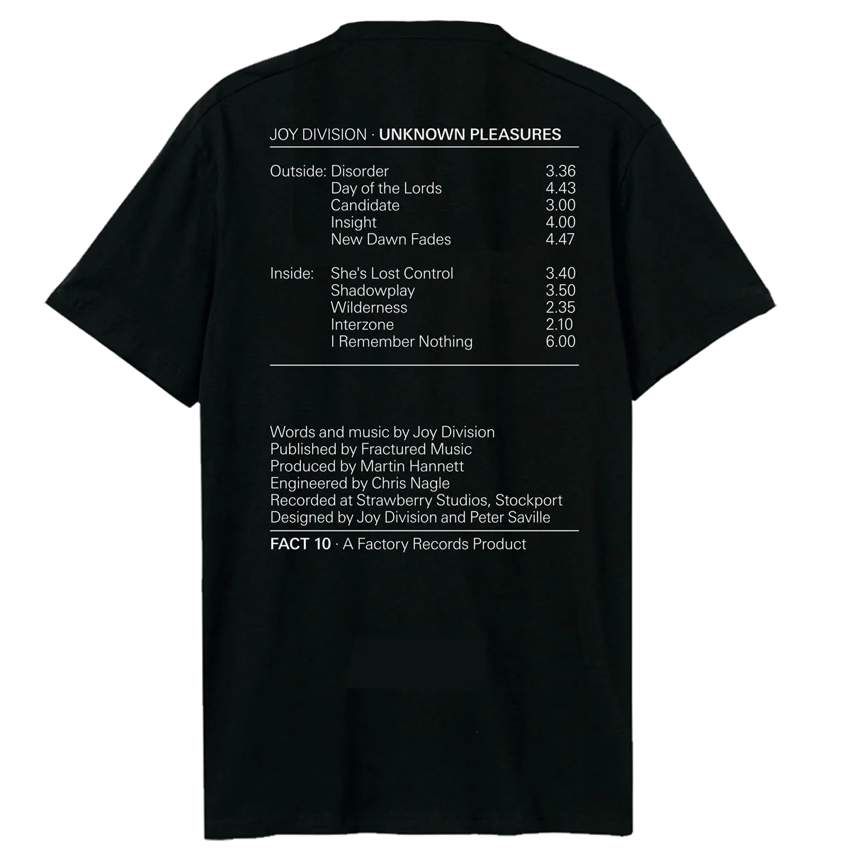 Pulsar Pocket Tracklist T-Shirt - Image 2