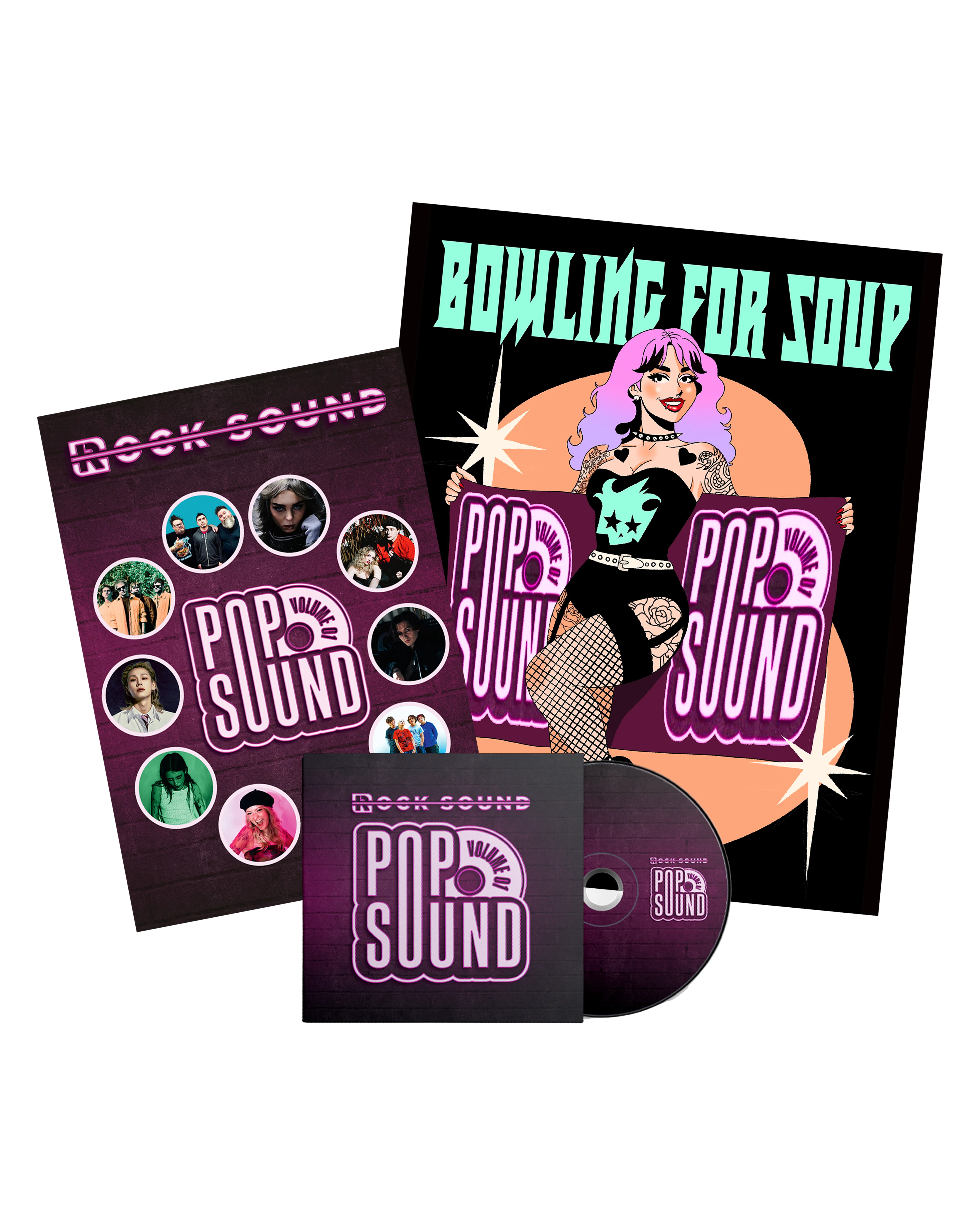 Rock Sound Presents: Pop Sound, Volume 1 (CD) + Magazine + Limited Poster