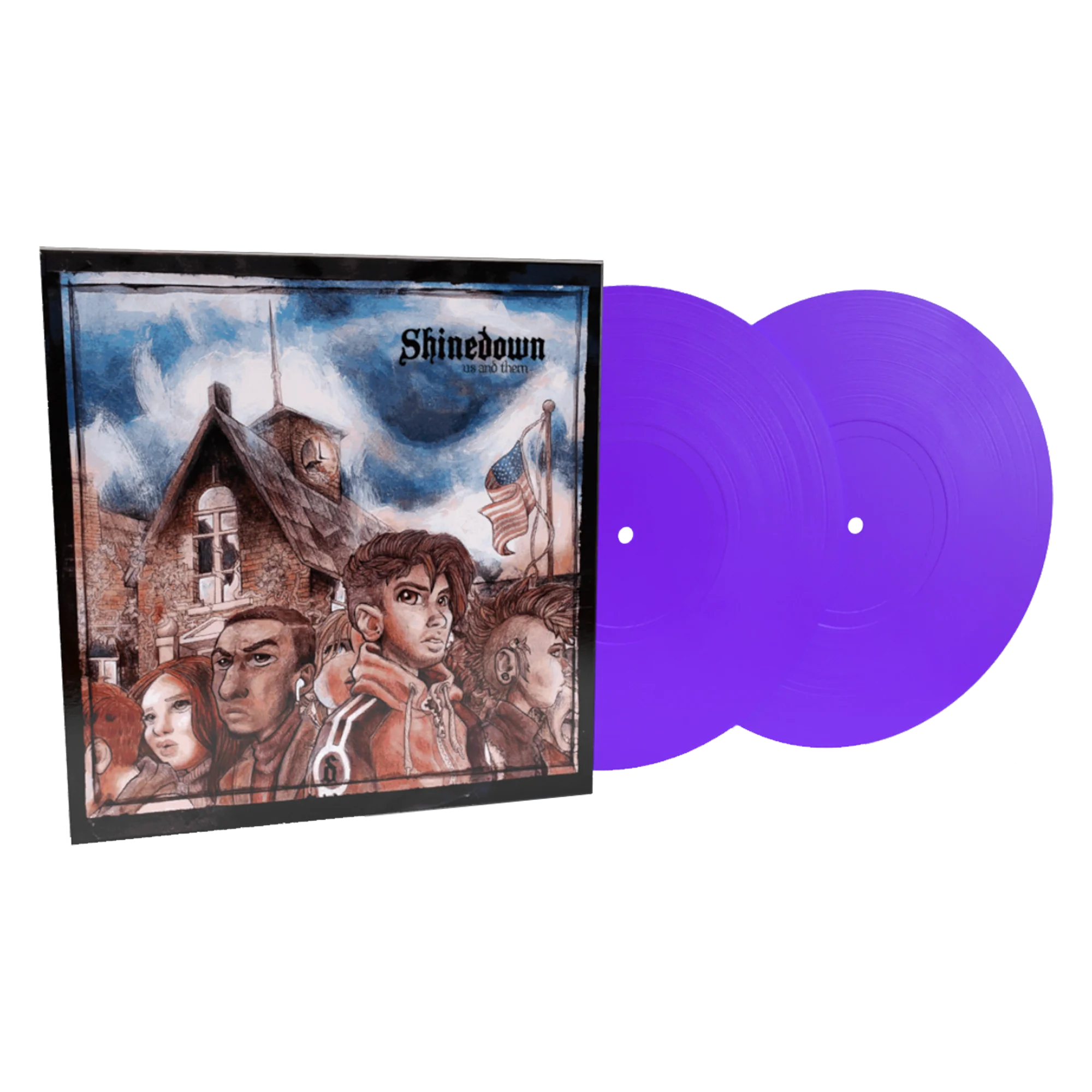 Us and Them: Limited Clear Purple Vinyl 2LP