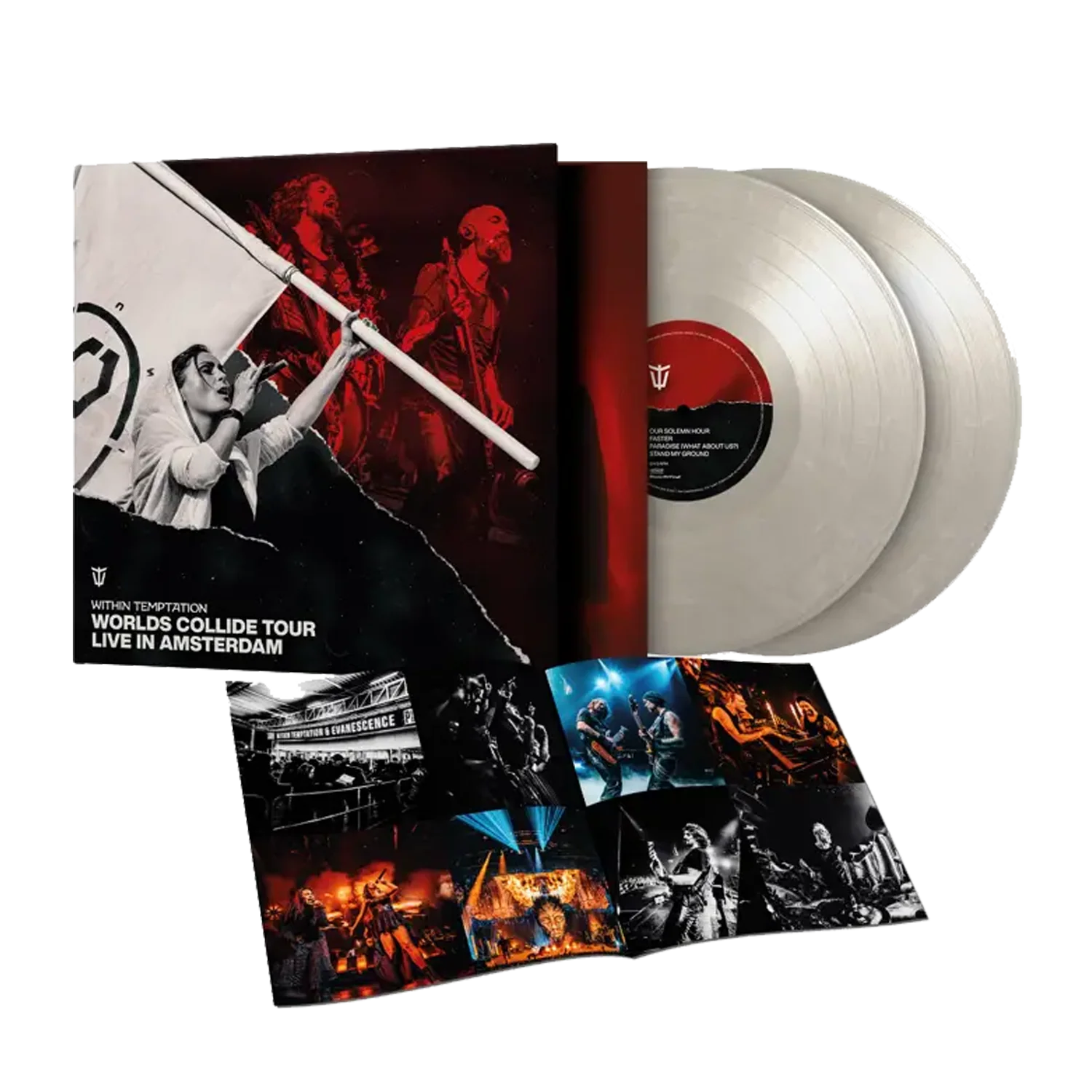 Worlds Collide Tour: Limited White Marbled Vinyl LP - Image 2
